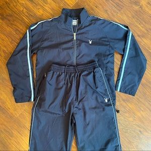 Vintage Playboy Windbreaker Track Suit
